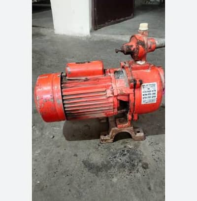 water pump. 1. hp with motor complet sat warkig ok now instal at home
