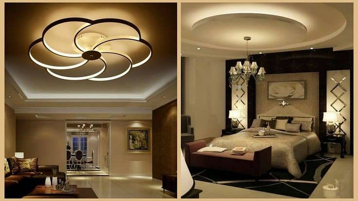 False Ceiling / 2x2 Ceiling / Gypsum False Ceiling 8
