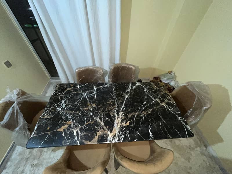 Marble dining table 4