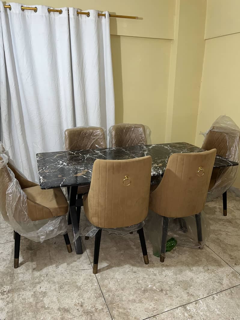 Marble dining table 5