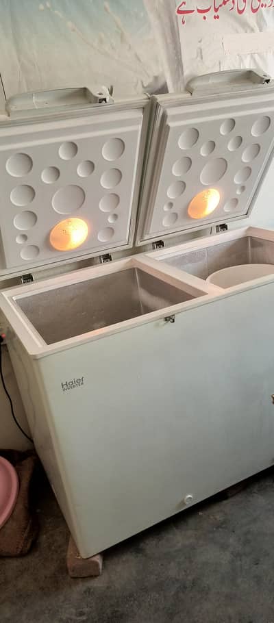 Haier Inverter Refrigerator with Deep Freezer | Like New