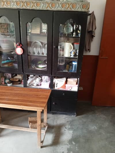 Umar, furniture  ,showcase table foam mattress in excellent condition