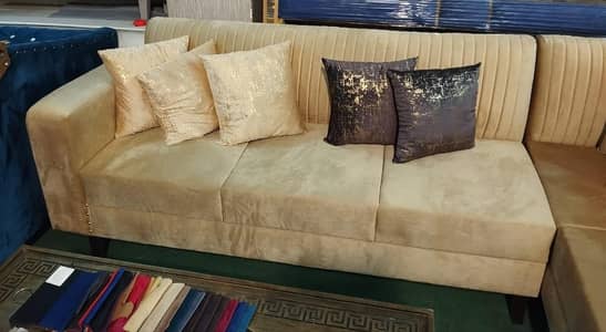 L shape sofa set