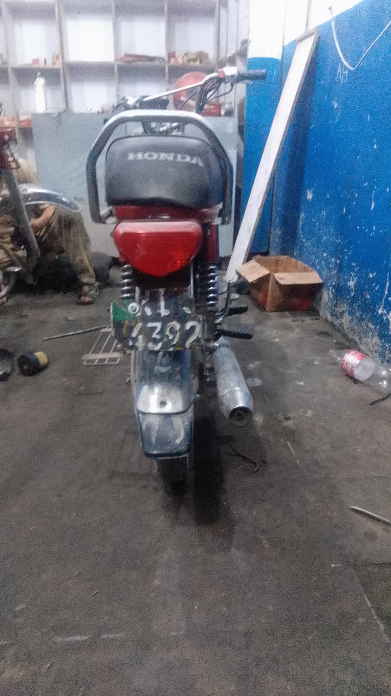 Honda cd 70 2008 model Rawalpindi register copy and biometric avilab 1