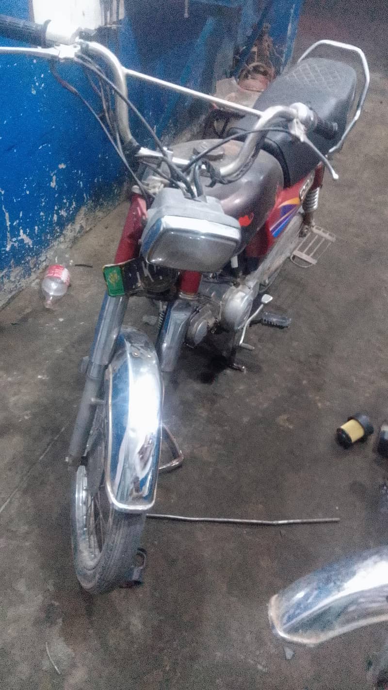 Honda cd 70 2008 model Rawalpindi register copy and biometric avilab 2