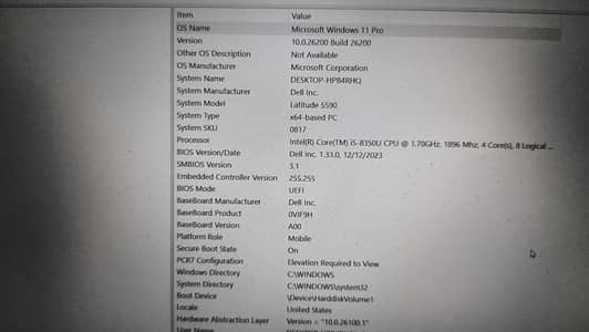 Dell Latitude 5590