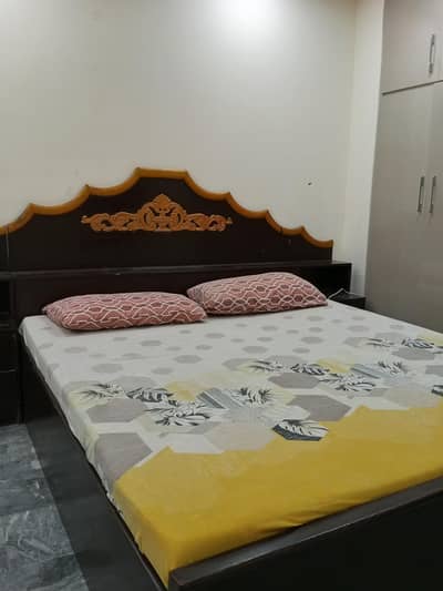 king size bed with side tables+dressing table for sale