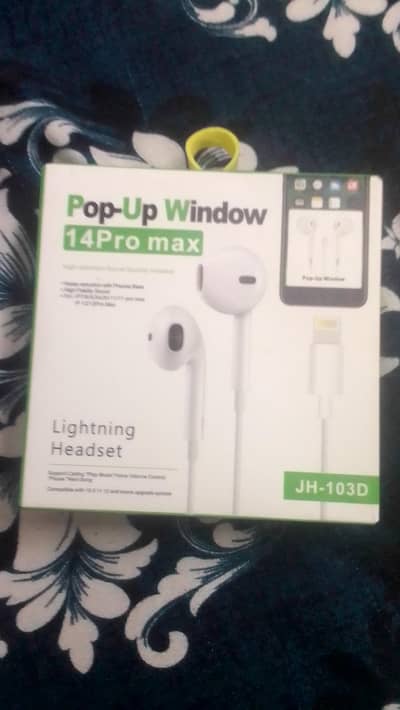pop up window 14 promax handfree  lightning