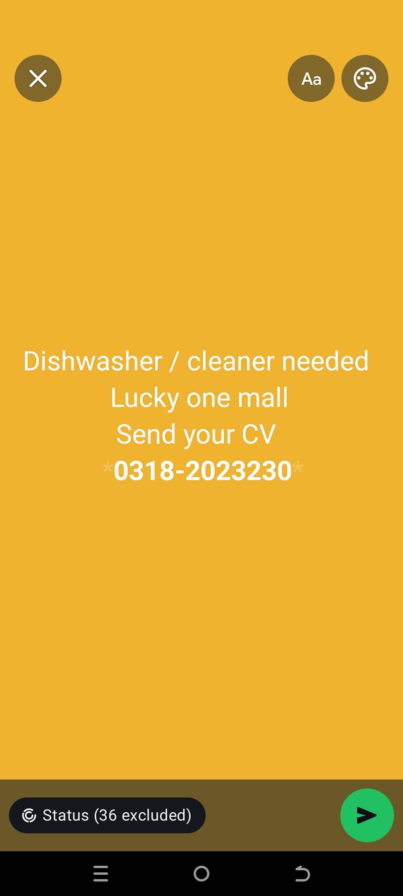 dishwasher needed 0