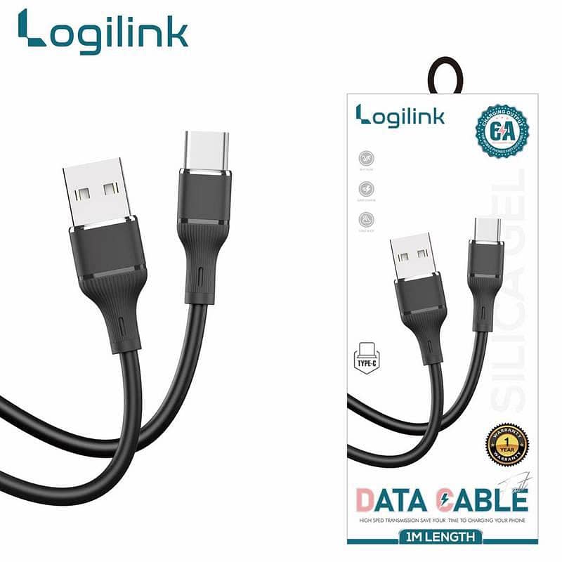 Logitech USB Type C  & Micro silicone data cable 0