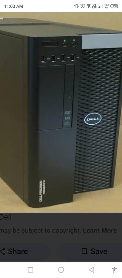 dell precision 5810 e5 2670 v3 16 gb ddr4 ram ssd 256 rx xfx 580 8gp