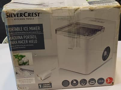 Silver Crest Portable Ice Maker – Brand New 110 V