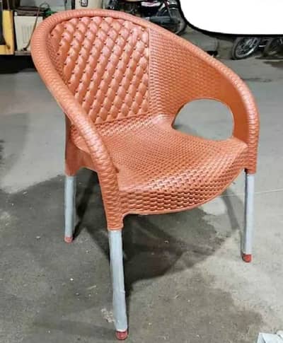 plastic chair and table
