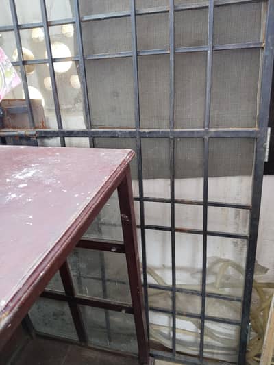 iron net door