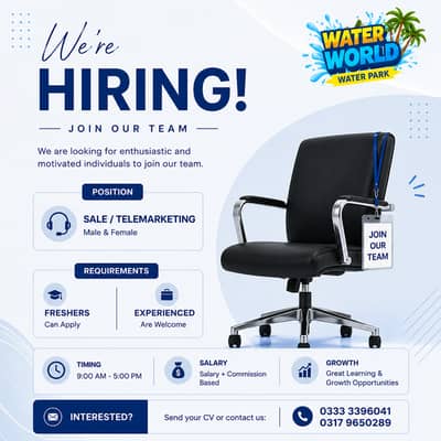 Official Recruitment Profile | Hiring Male & Female Sales & Marketing