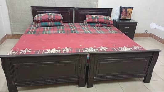 2 single bed