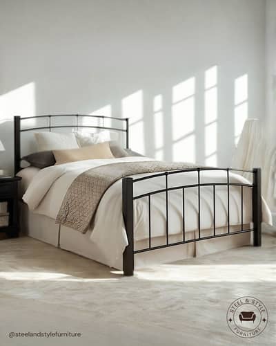 Iron framed Double Bed new. Made on order