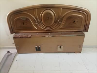 dico bedroom set king size bed white almari and dracing tabla