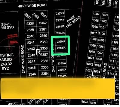 PLOT SALE IN NORTH TOWN RESIDENCY PHASE 1 GOLD BLOCK
