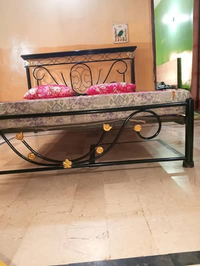 iron bed