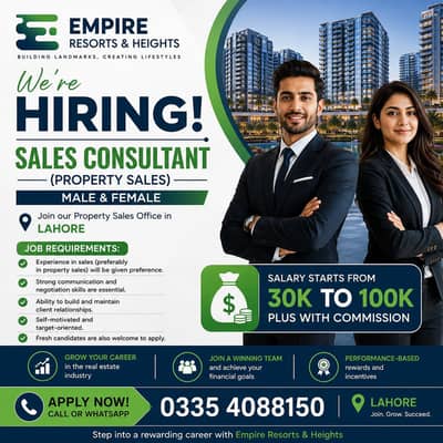 Required Male & Female staff