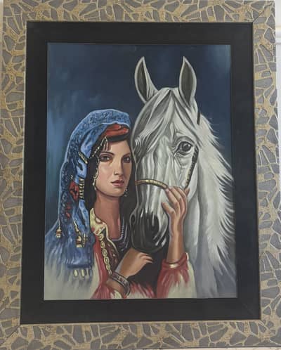 Hand made painting on canvas