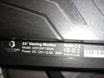 GameOn GOC24F120VA Pro Series Curved Gaming Monitor 24 inch,