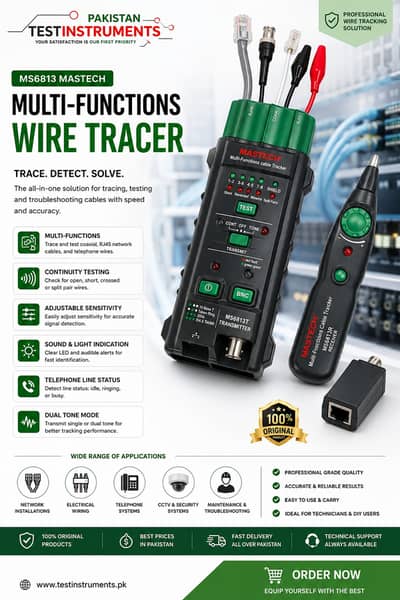 MS6813 MASTECH Multi Function Cable Tracker