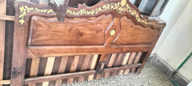 Pure wooden king size  bed