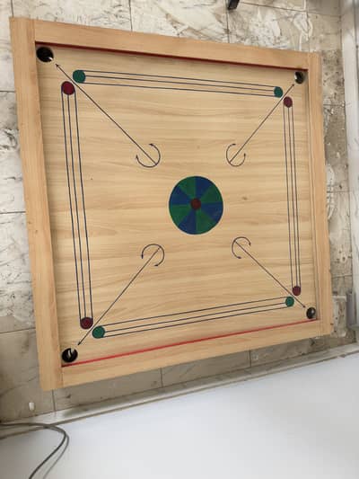 Slightly used carrom board
