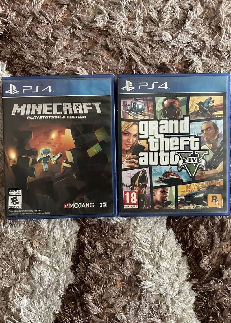Minecraft + GTA 5 [PS4] Edition 0