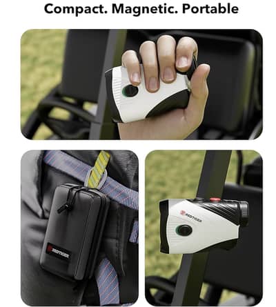 Golf RangeFinder with wind and slope adjusted. Brand New Pin pack!