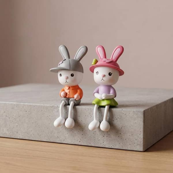 Universal Rabbit Cartoon Character Decoration Accessories For Car
