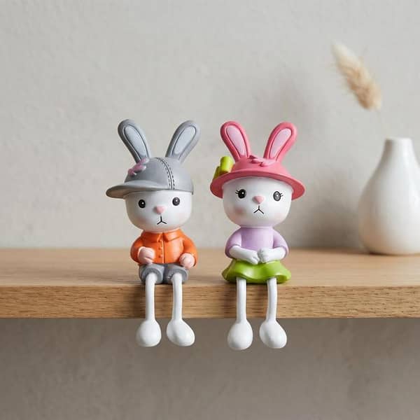 Universal Rabbit Cartoon Character Decoration Accessories For Car