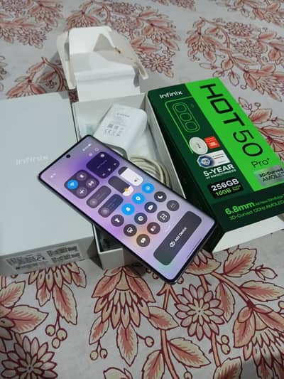 infinix hot 50 Pro Plus 10 by 10 all accessories official PTA