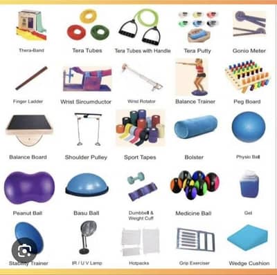 Physio items / Gym Products /Gym ka saman