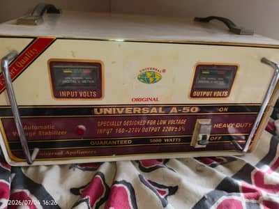 Universal A-50 Automatic Voltage stablizer 5000W.