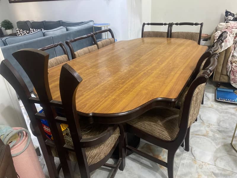 Solid wood dining table 0