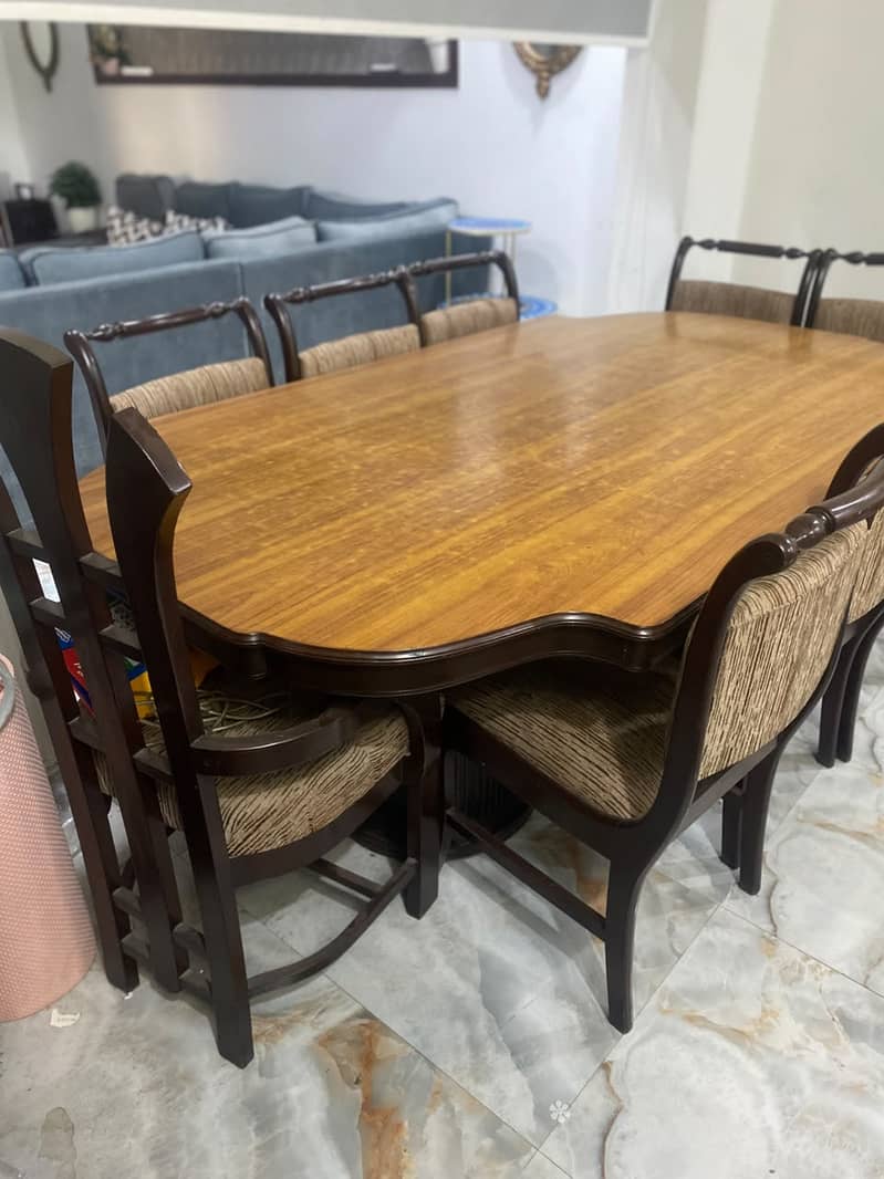 Solid wood dining table 4