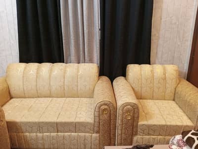 Luxury Wooden Sofa Set with Premium Center Table | Excellent Condition