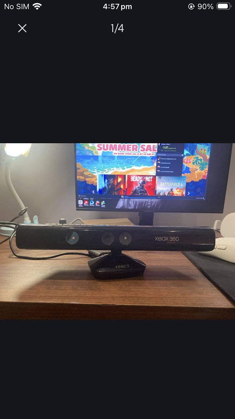 10/10 Condition Xbox 360 Kinect Sensor 2
