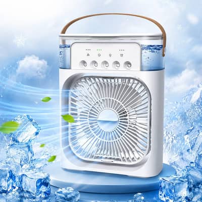 amzo Portable Air Cooler Fan with mist &led lights