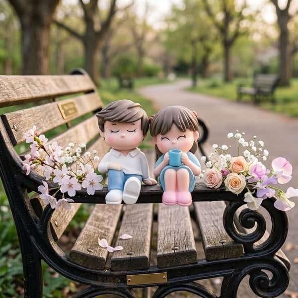 Universal Cute Couple Character Decoration Accessories For Car