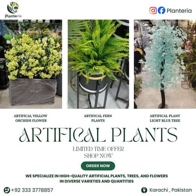 Plants - Artifical Flowers - Tree - Artificals Plant - Decor - Flower