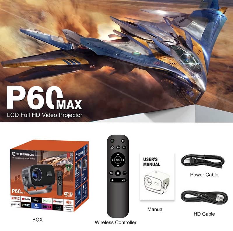 SUPERBOX P60 MAX projecter 0