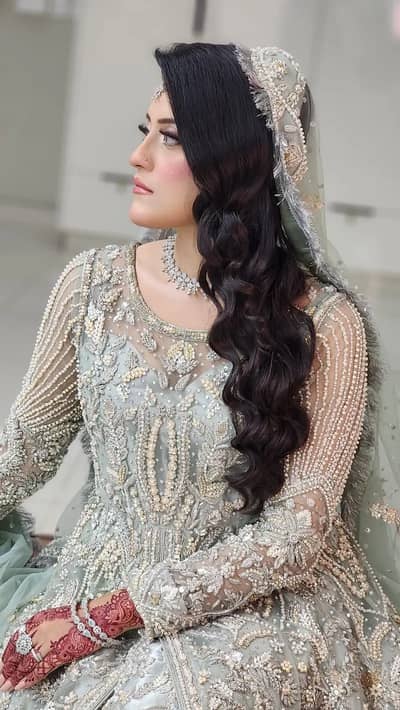 Walima Dress Bridal Lehnga Kurti With Pouch