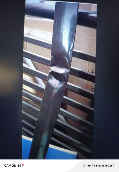 4 by 6 iron bed 1 side rod bend