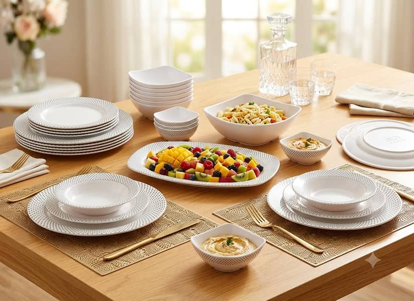 Melamine Dinner Set 0