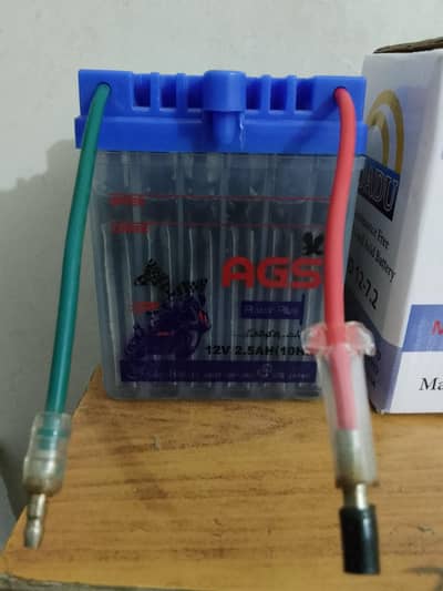Brand New AGS bike battery 12v 2.5 AH