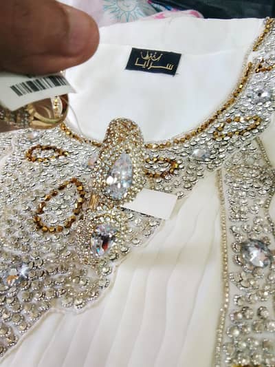 Asila white Jalabiya